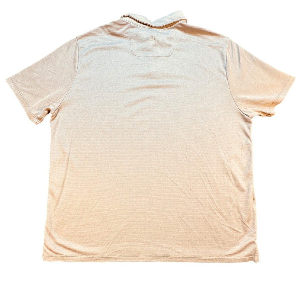 Tommy Bahama XXL Polo Shirt Men's Short Sleeve IslandZone Solid Gray - Picture 4 of 8